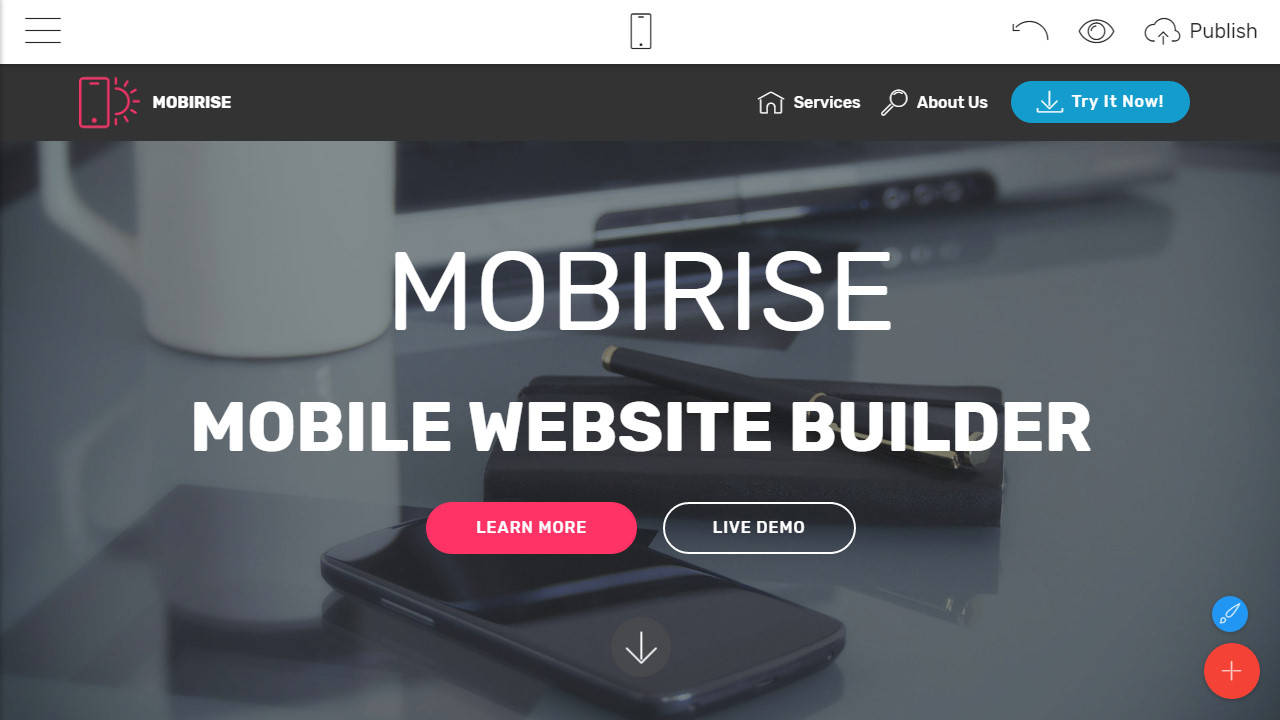 Mobirise Mobile Website Builder