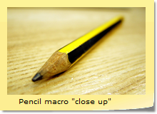 Pencil macro "close up"