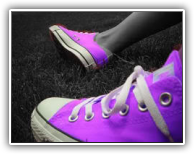 Purple Color Splash Converse
