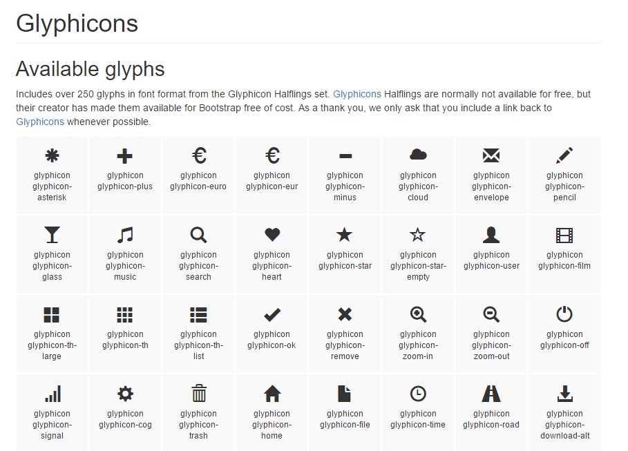 Download Bootstrap Icons List