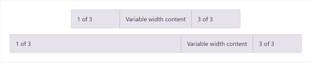 Variable width  web content