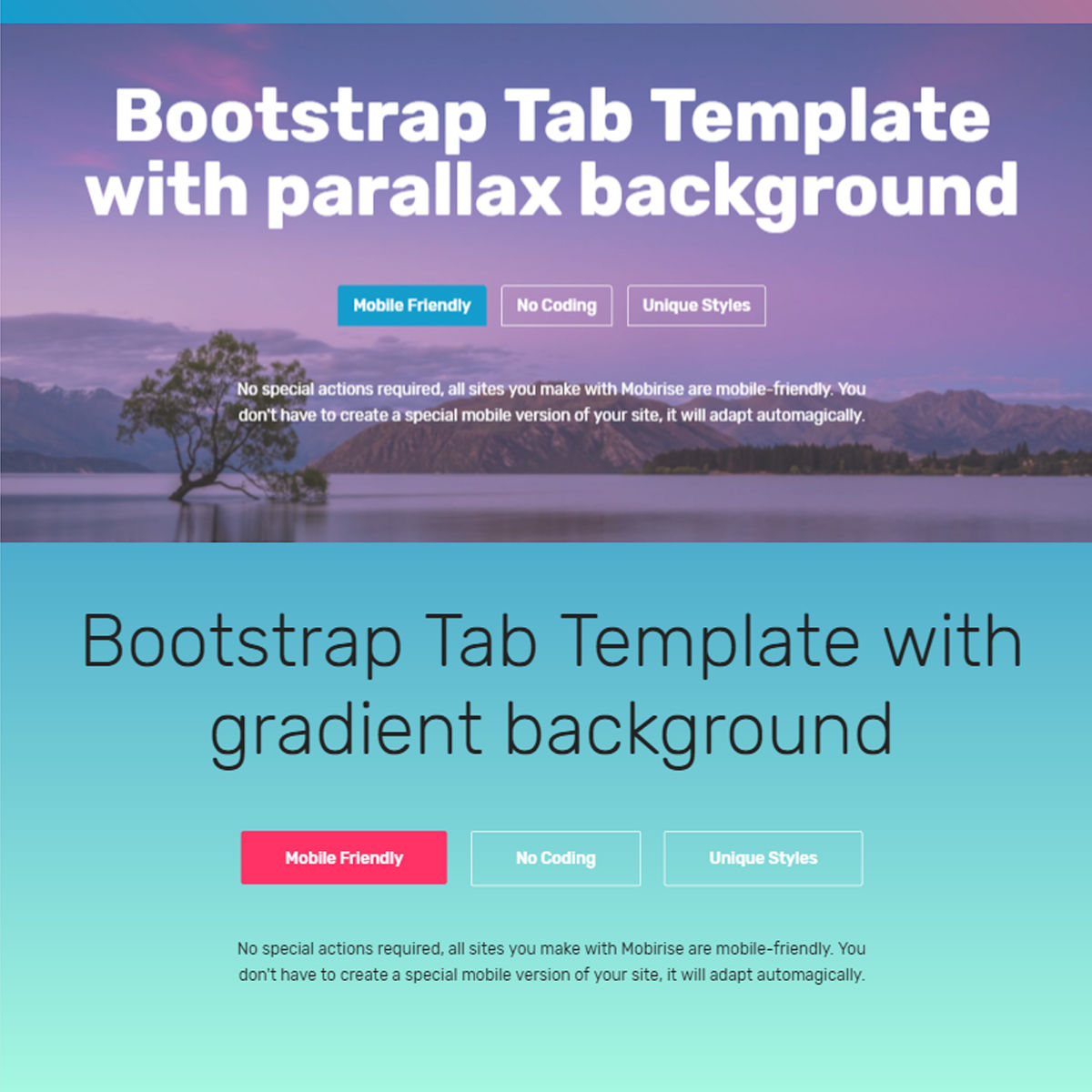 Free Download Bootstrap  tab  Themes