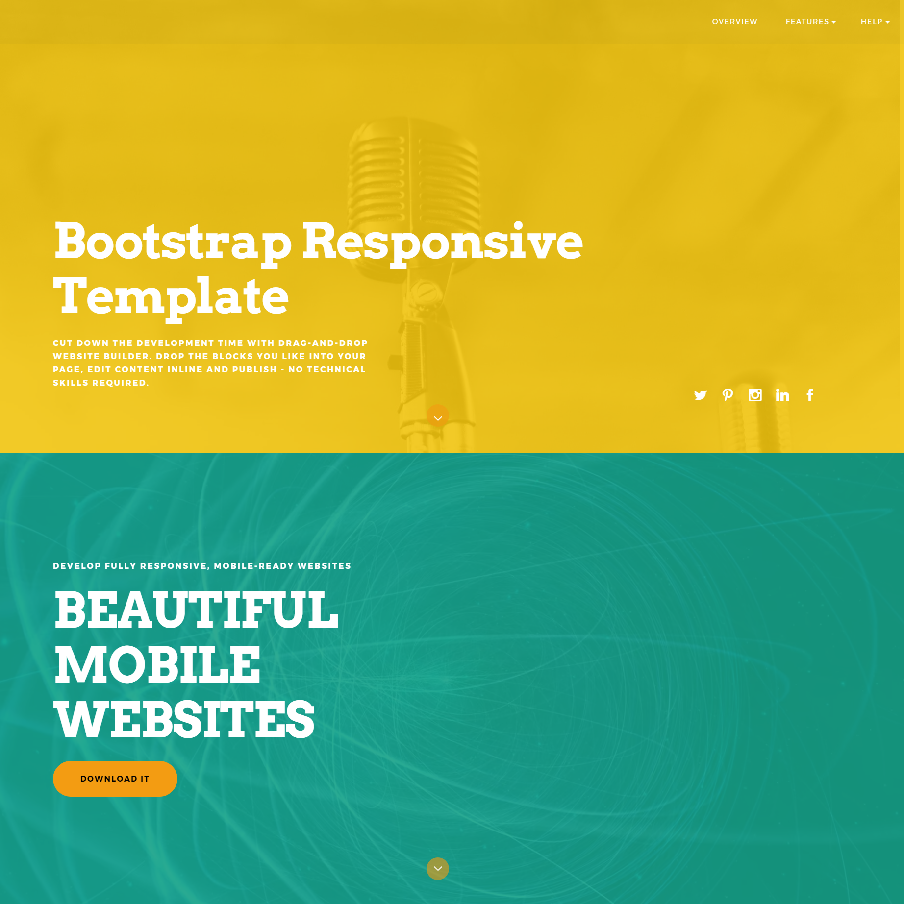 ColorM responsive Bootstrap theme