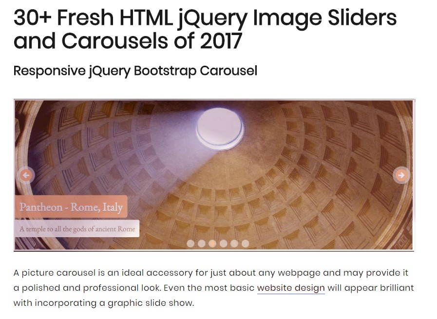  Bootstrap Carousel Video Slider