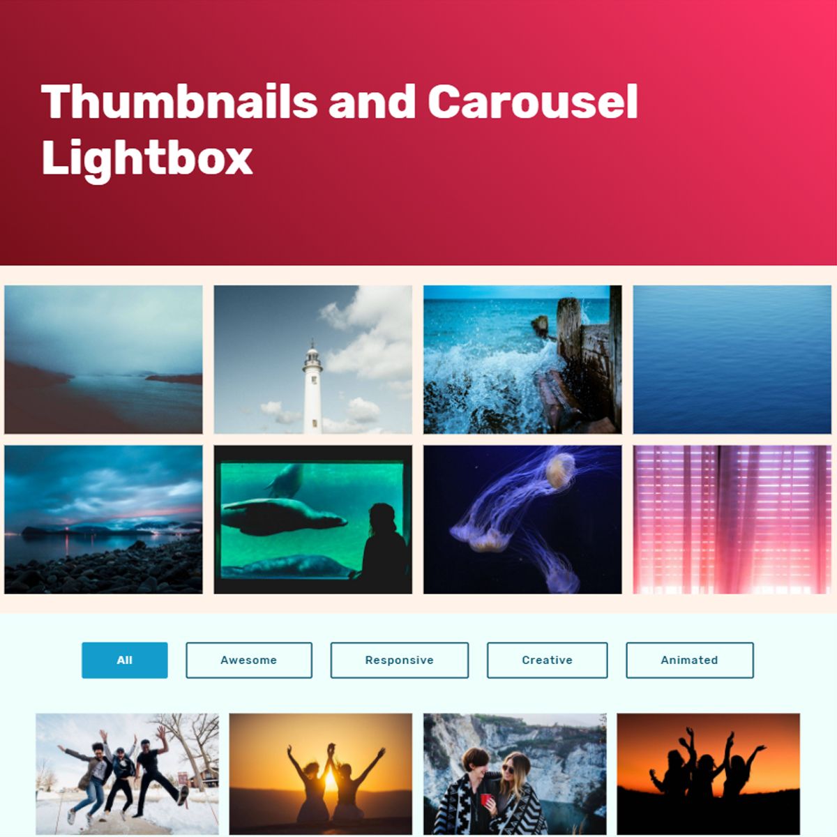 27 Stunning HTML Bootstrap Image Slideshow And Gallery Examples